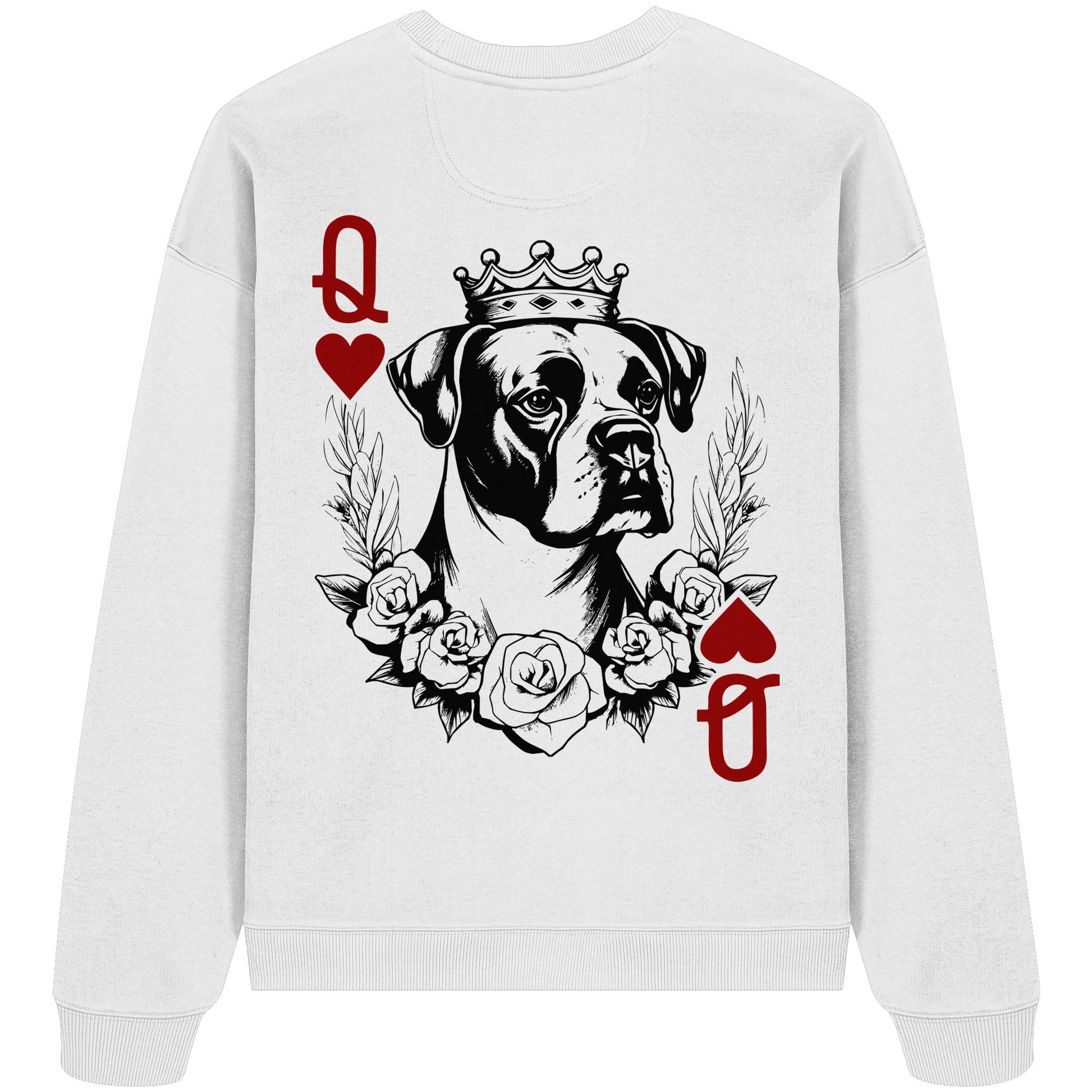 Herzkönigin Boxer - Organic Oversize Sweatshirt