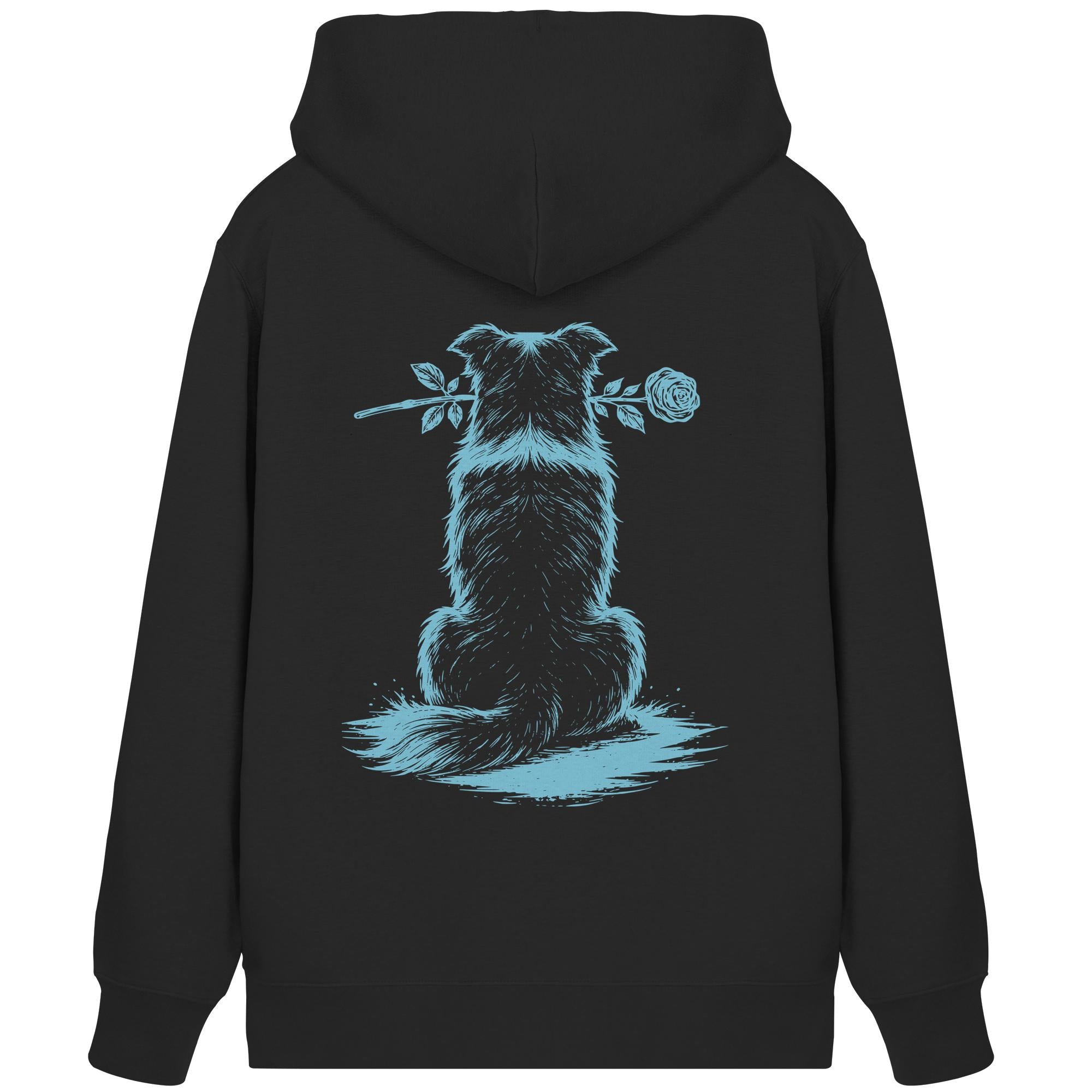 Silent Loyalty - Border Collie - Organic Zipper