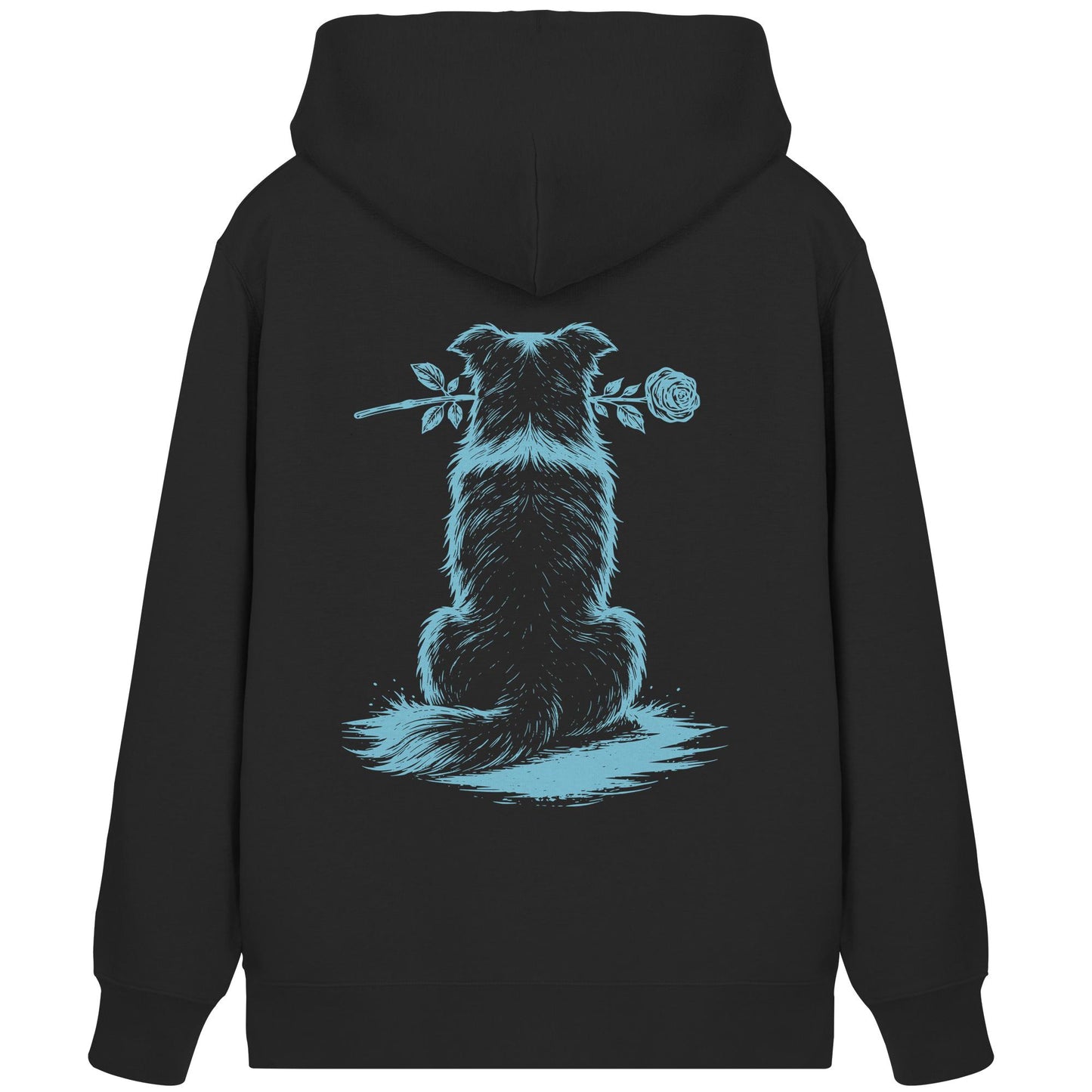 Silent Loyalty - Border Collie - Organic Zipper