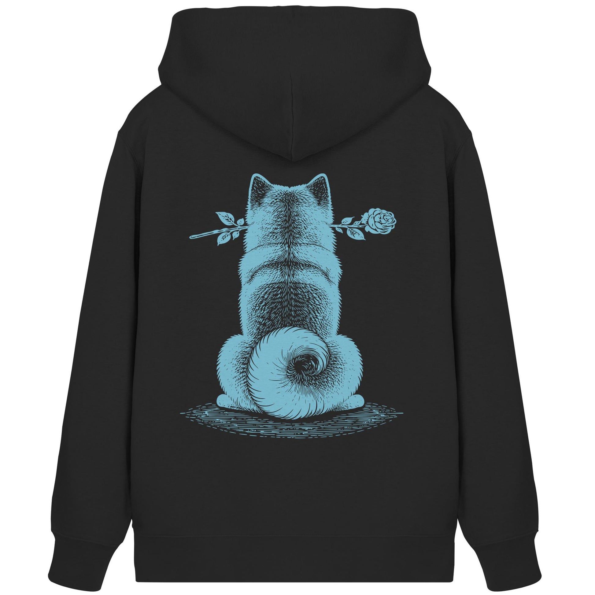 Silent Loyalty - American Akita - Organic Zipper