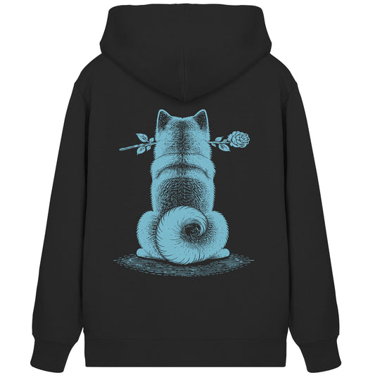 Silent Loyalty - American Akita - Organic Zipper