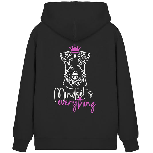 Airedale Terrier - Mindset is everything - Organic Zipper