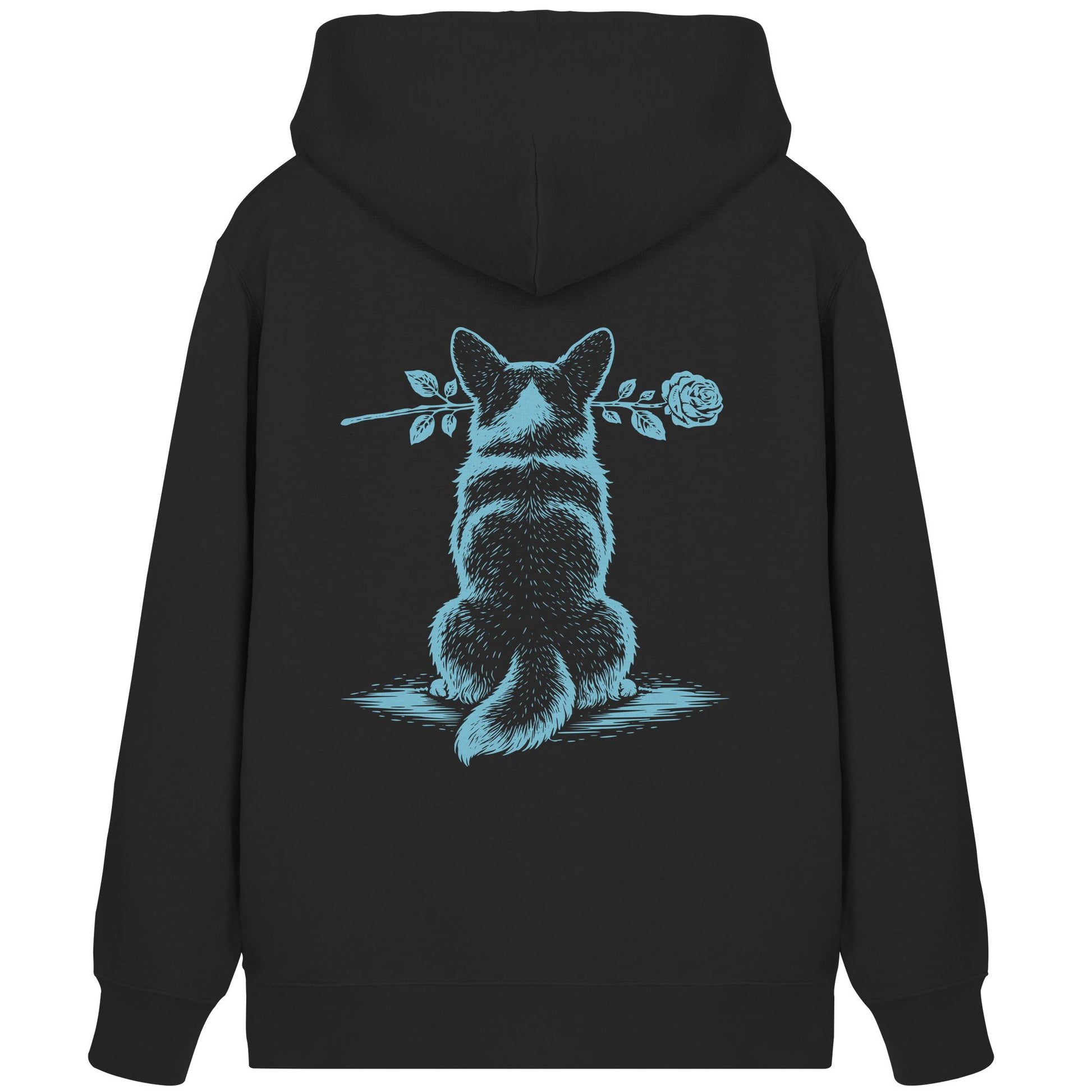 Silent Loyalty - Corgi - Organic Zipper