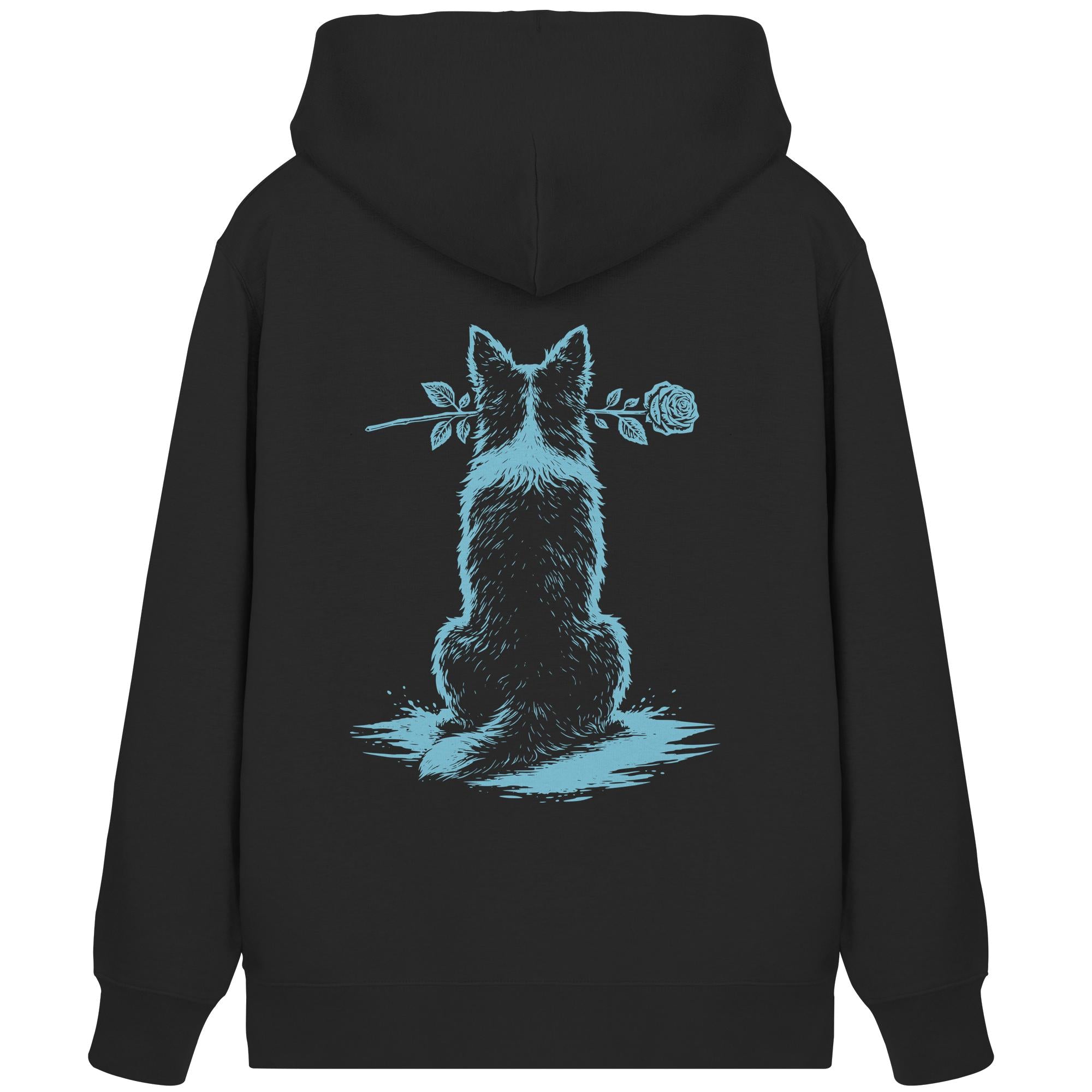 Silent Loyalty - Border Collie (Stehohren) - Organic Zipper