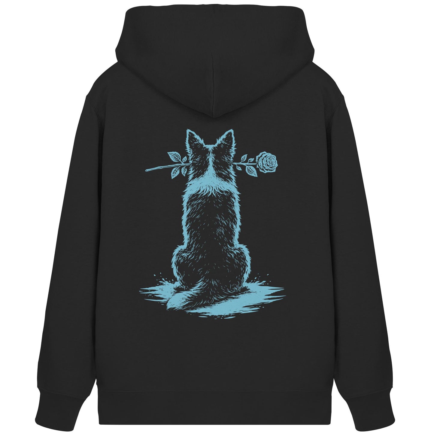Silent Loyalty - Border Collie (Stehohren) - Organic Zipper