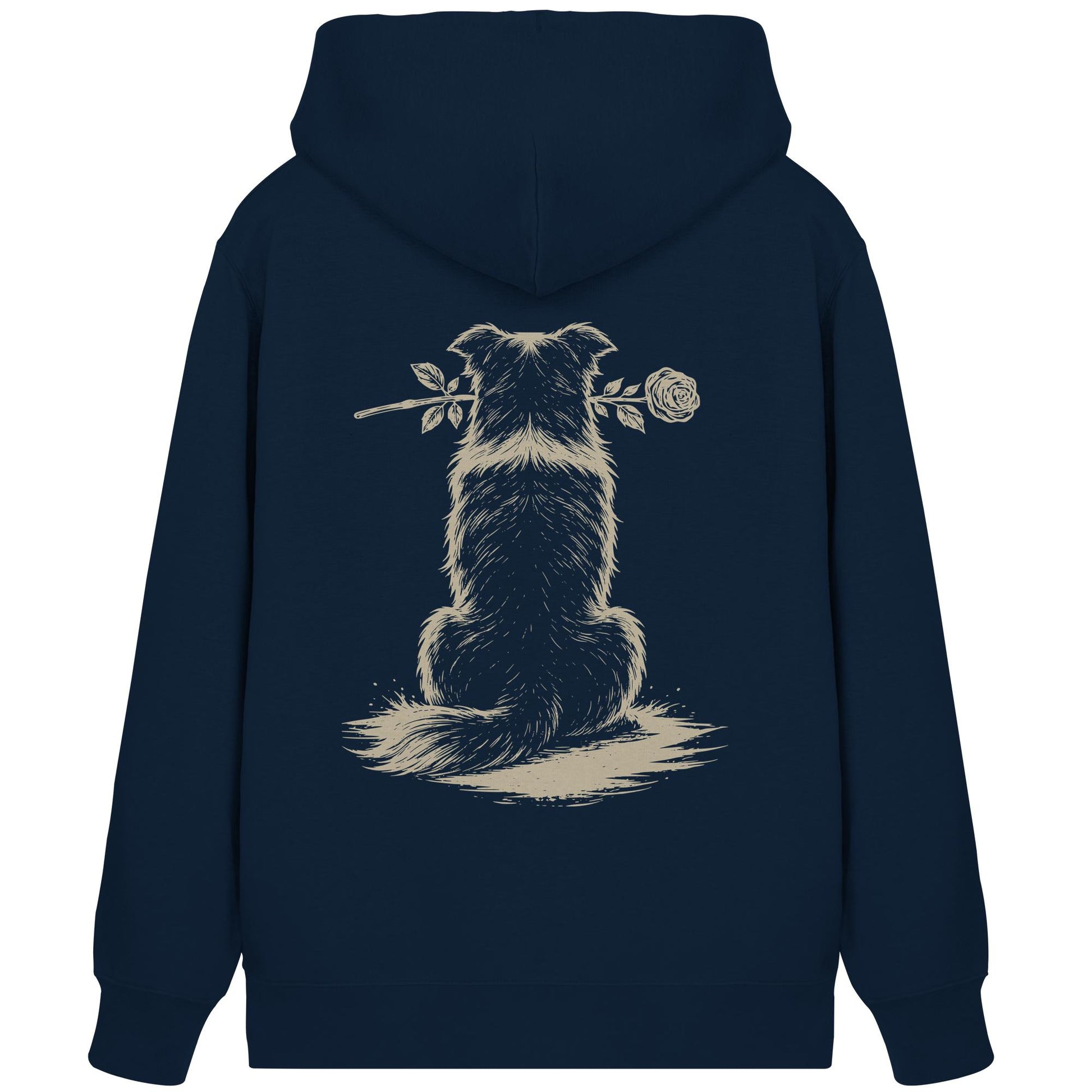 Silent Loyalty - Border Collie - Organic Zipper