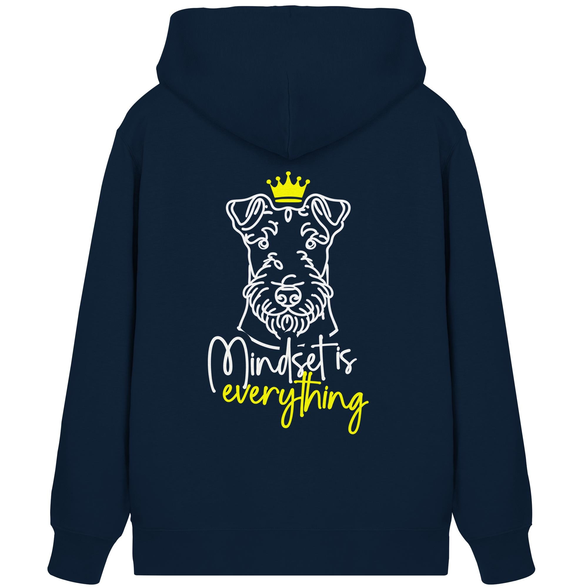 Airedale Terrier - Mindset is everything - Organic Zipper