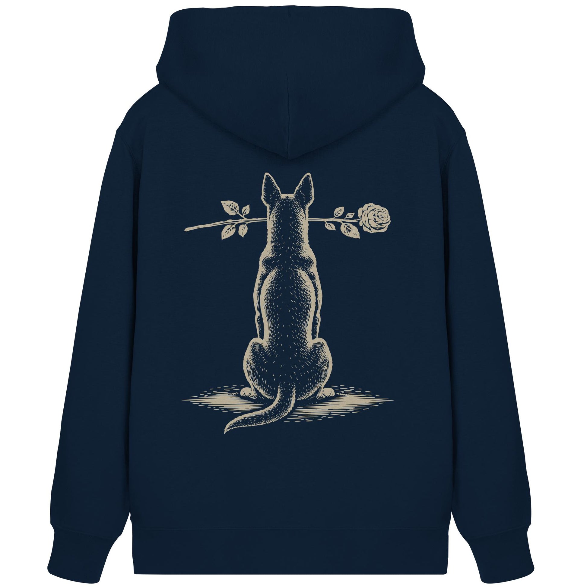 Silent Loyalty - Australian Kelpie - Organic Zipper