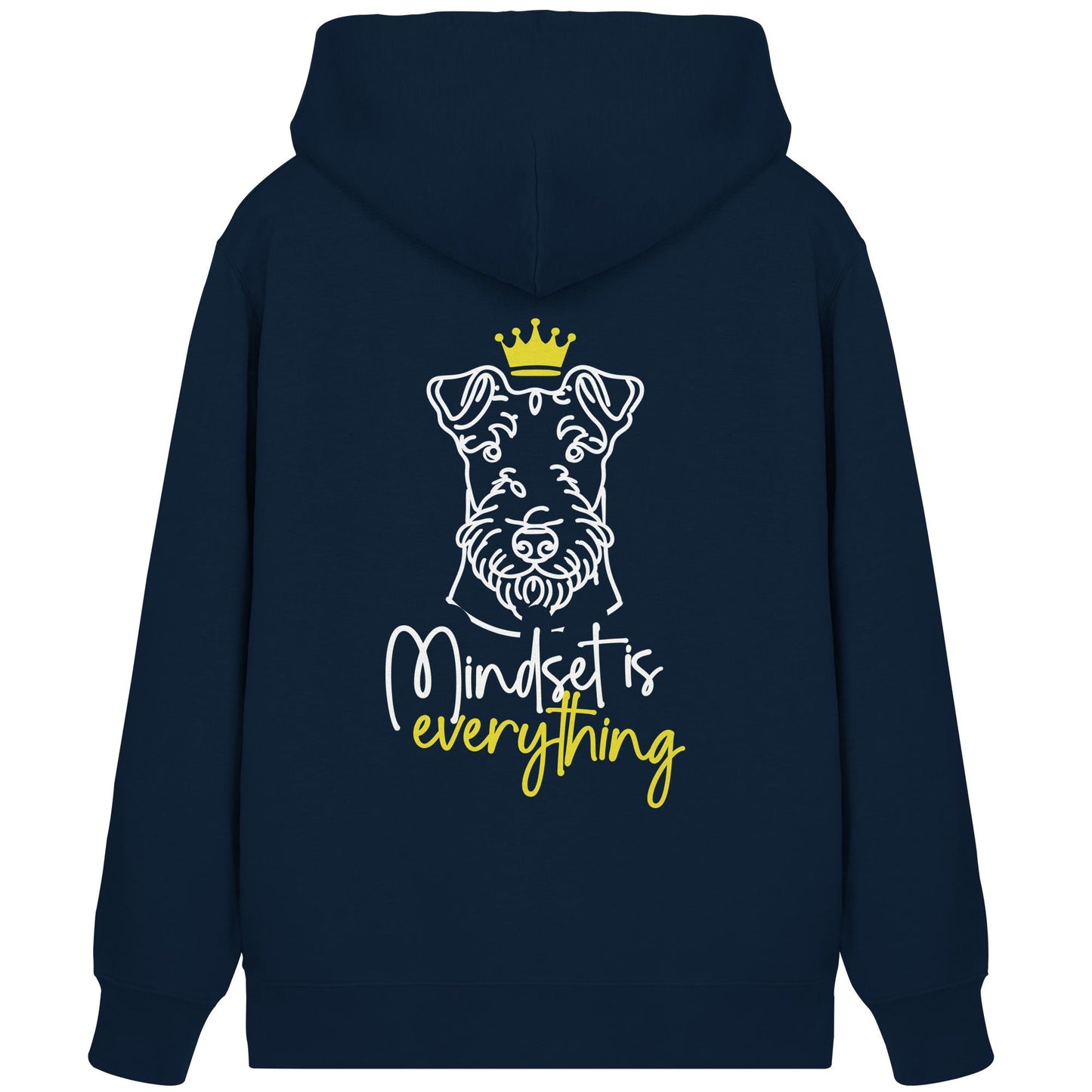 Airedale Terrier - Mindset is everything - Organic Zipper
