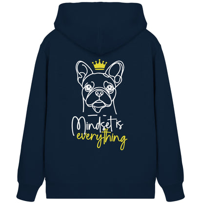 Französische Bulldogge - Mindset is everything - Organic Zipper