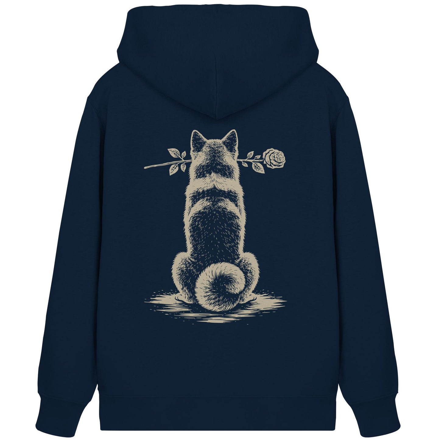 Silent Loyalty - Akita - Organic Zipper