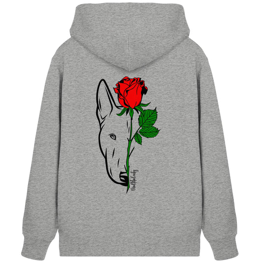 Tattoo Rose - Bullterrier - Organic Zipper