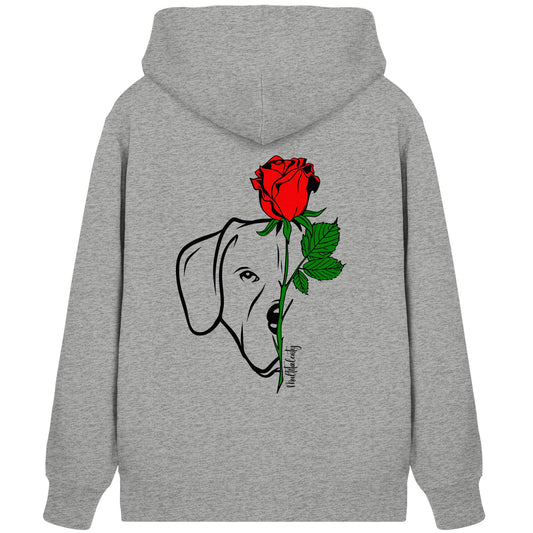 Tattoo Rose - Rhodesian Ridgeback - Organic Zipper