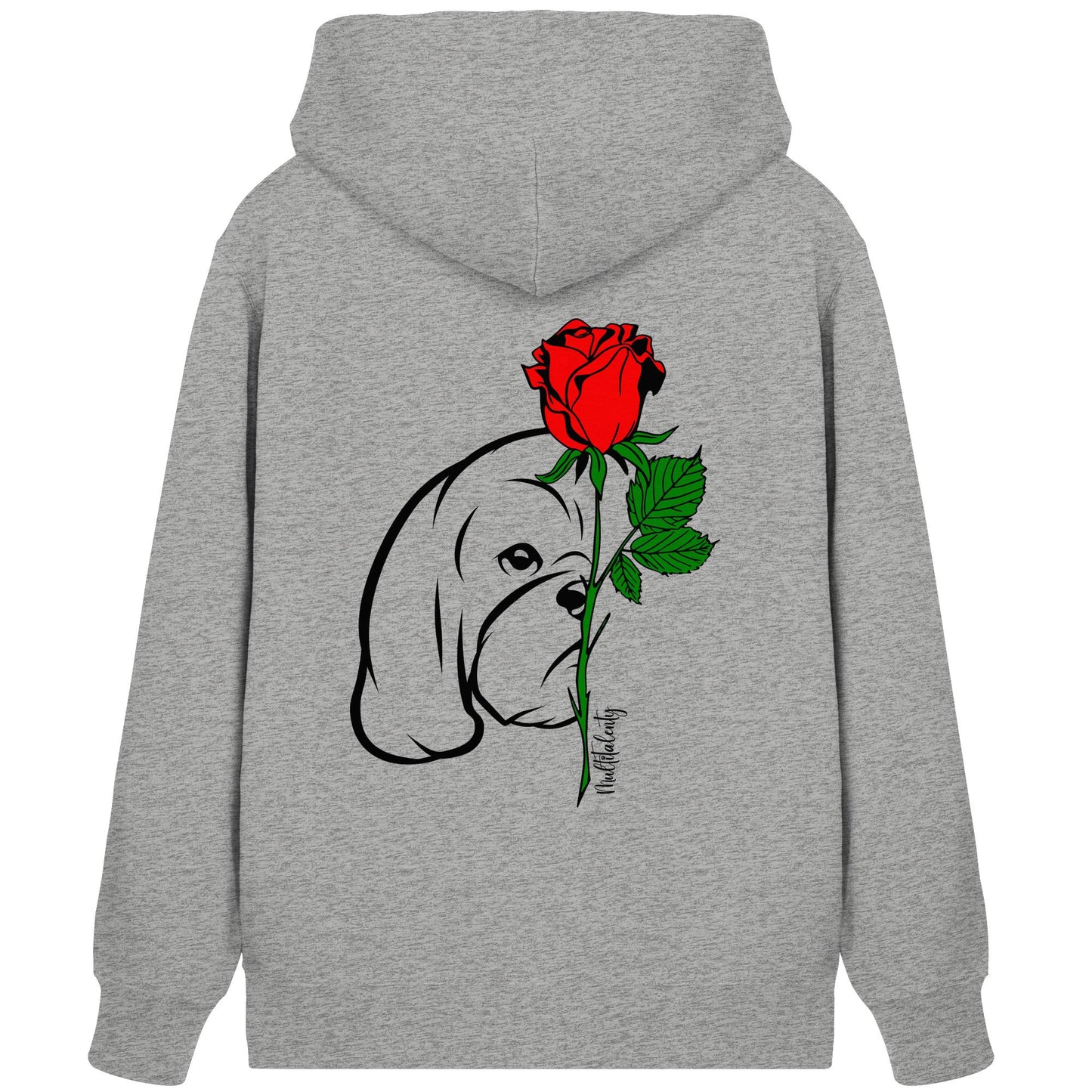 Tattoo Rose - Shih Tzu - Organic Zipper