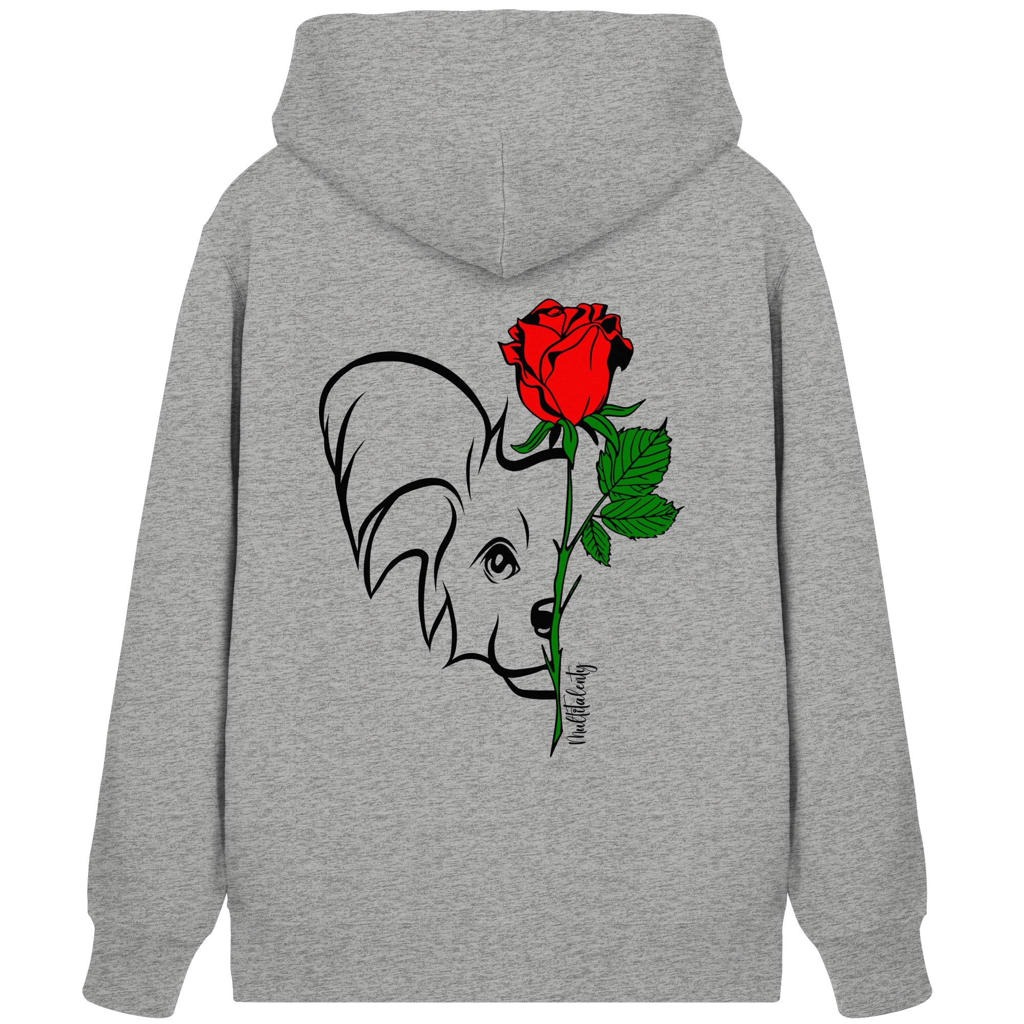 Tattoo Rose - Papillon - Organic Zipper