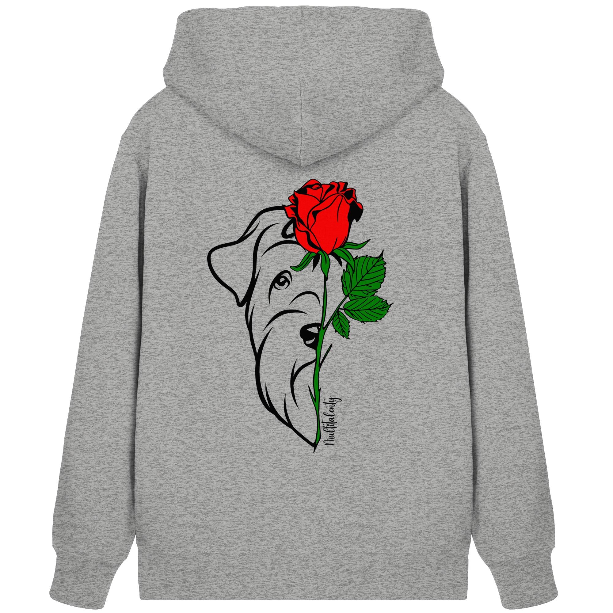 Tattoo Rose - Schnauzer - Organic Zipper