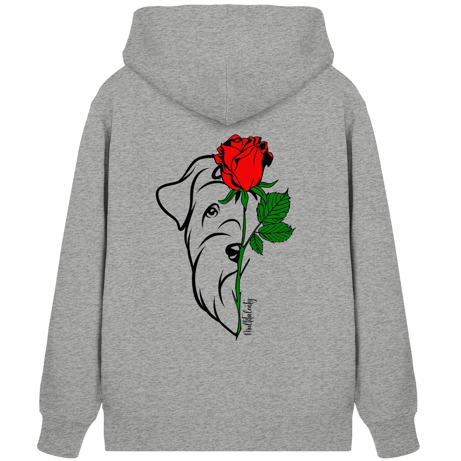 Tattoo Rose - Schnauzer - Organic Zipper