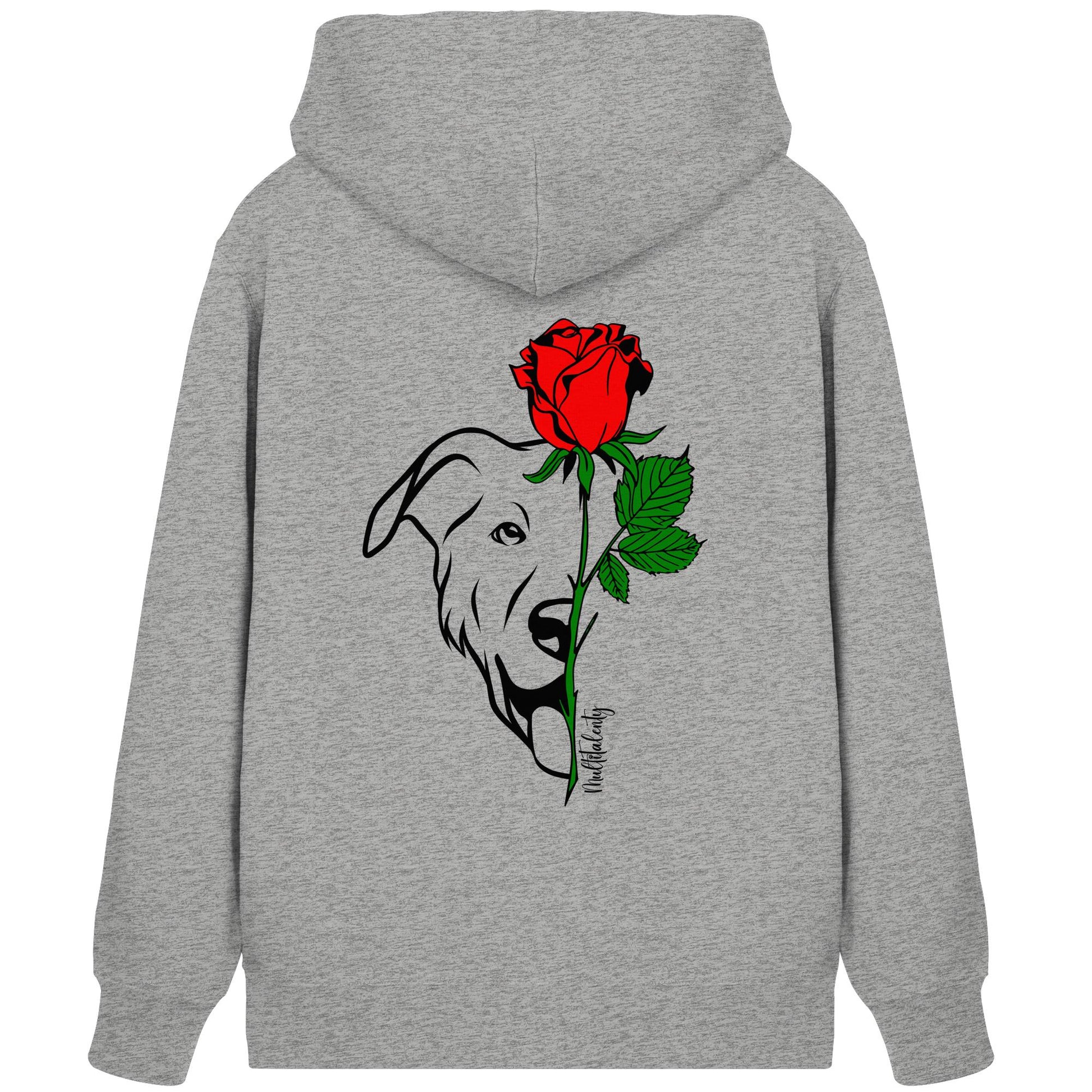 Tattoo Rose - Beauceron - Organic Zipper