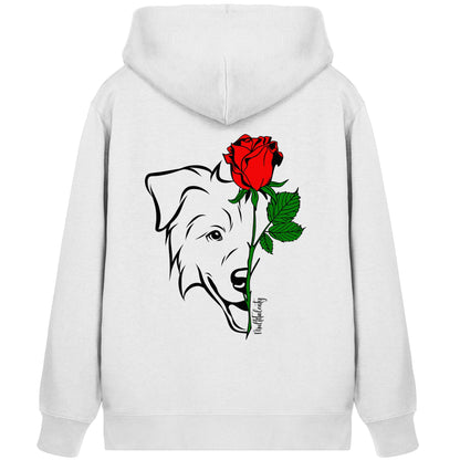 Tattoo Rose - Australian Shepherd - Organic Zipper