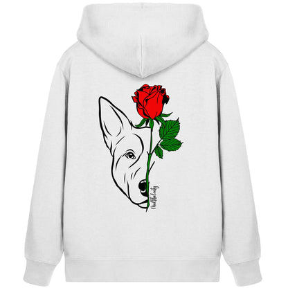 Tattoo Rose - Australian Cattle Dog - Organic Zipper