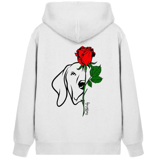 Tattoo Rose - Vizsla - Organic Zipper