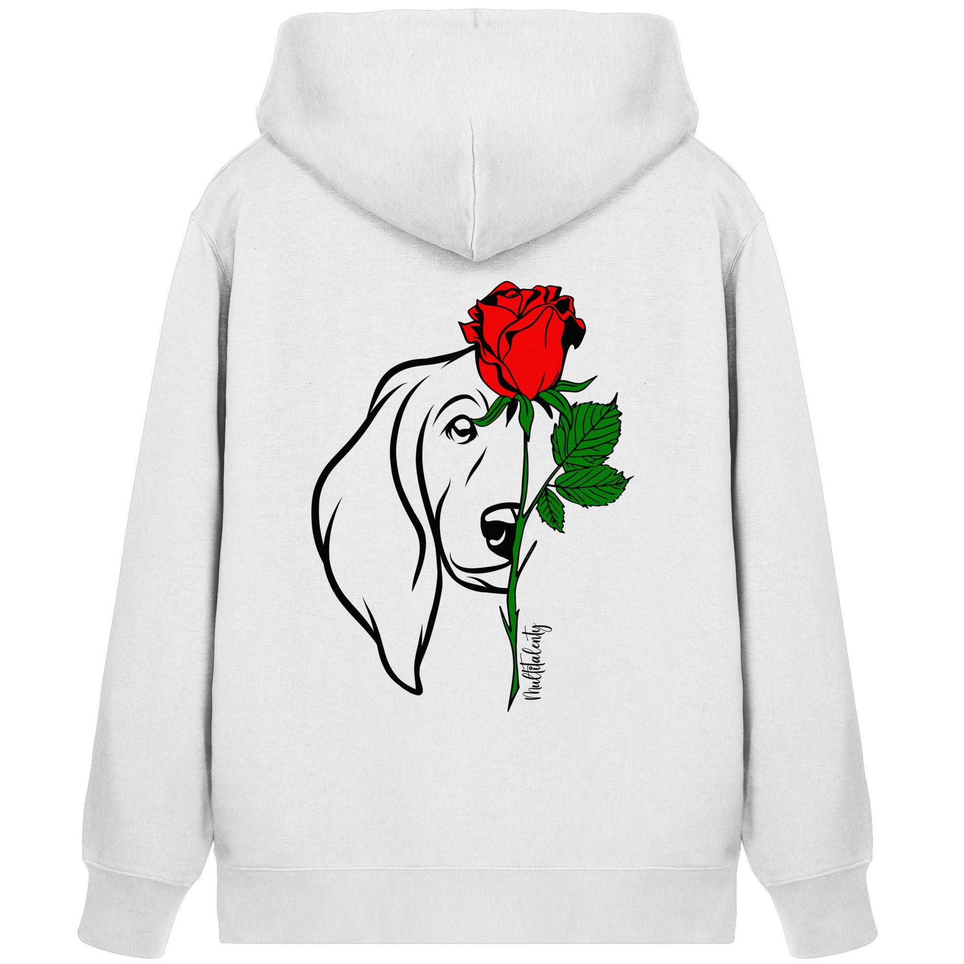 Tattoo Rose - Dackel (Langhaar) - Organic Zipper