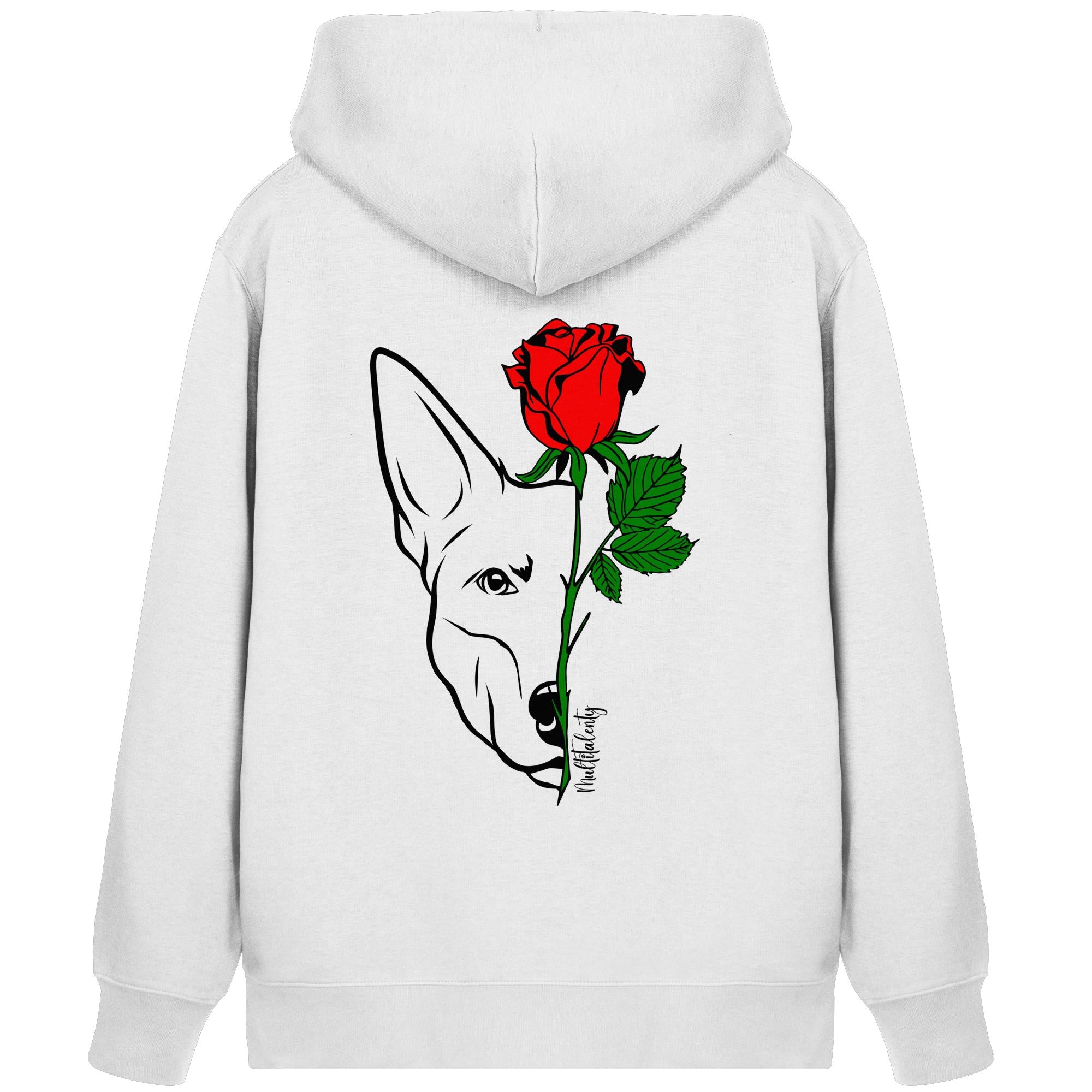 Tattoo Rose - Australian Kelpie - Organic Zipper
