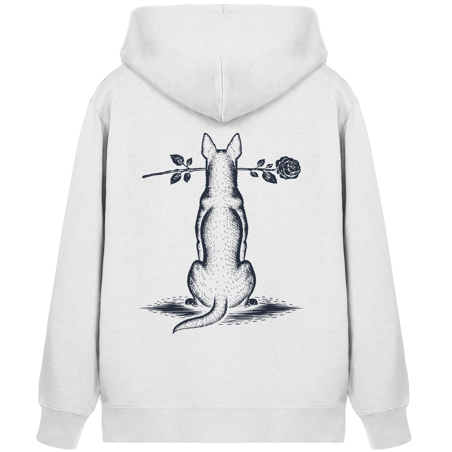 Silent Loyalty - Australian Kelpie - Organic Zipper