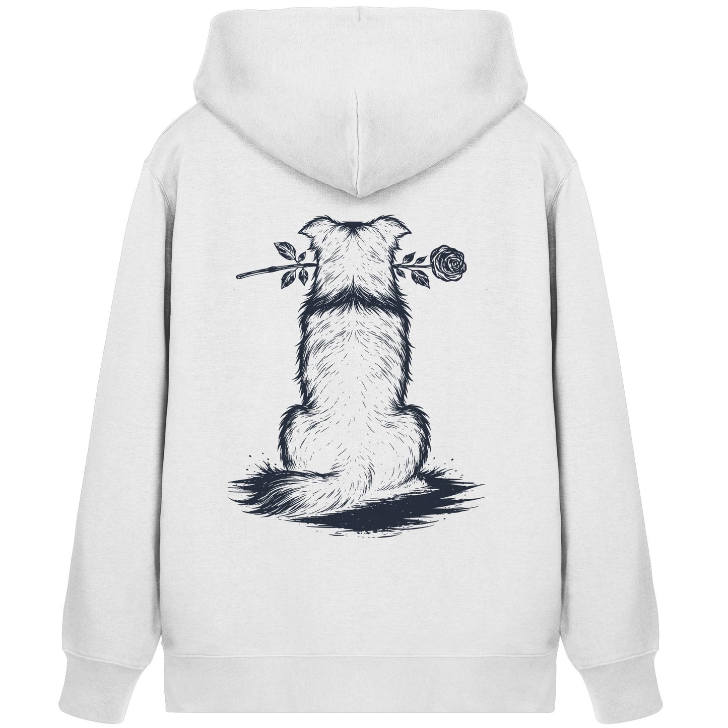 Silent Loyalty - Border Collie - Organic Zipper