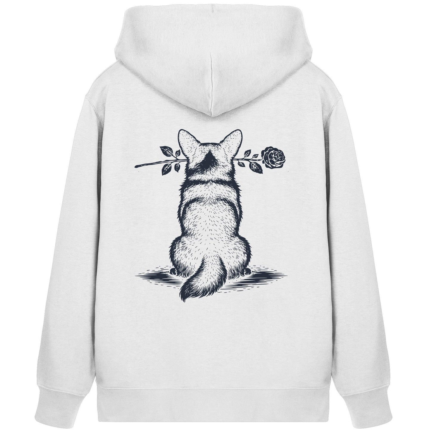 Silent Loyalty - Corgi - Organic Zipper