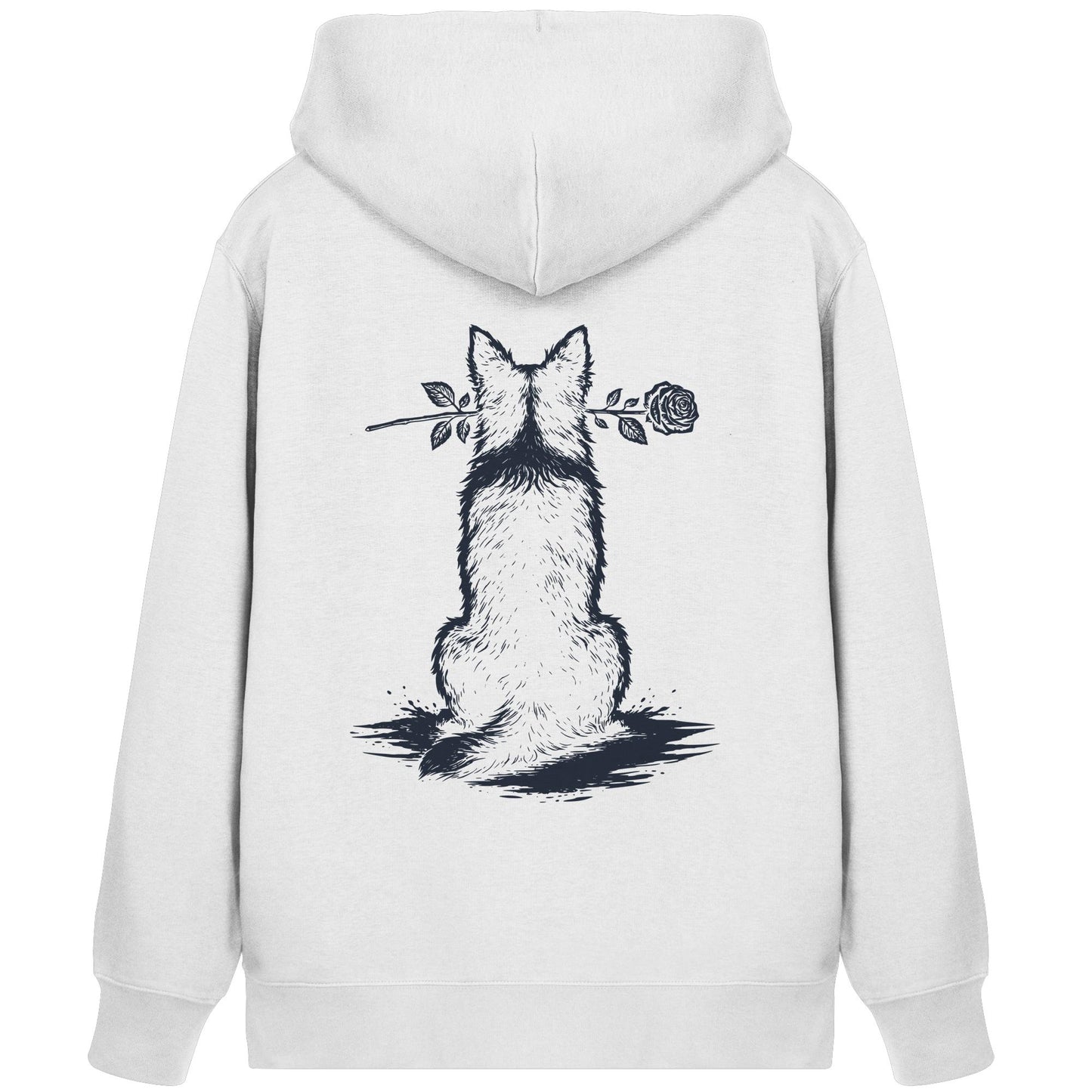 Silent Loyalty - Border Collie (Stehohren) - Organic Zipper