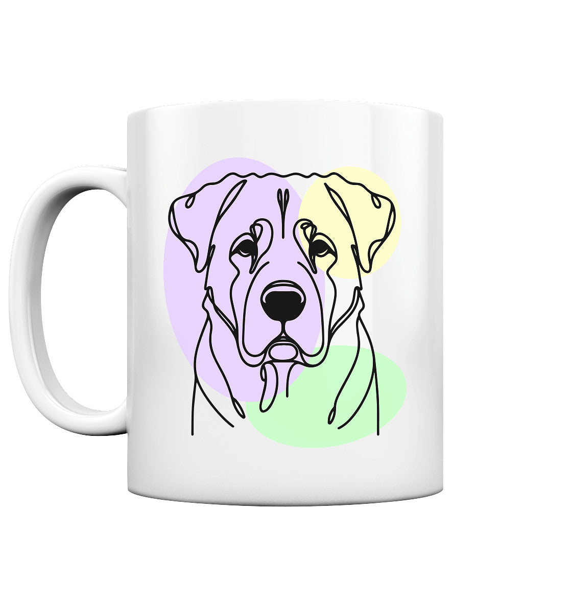 Line Art - Süßer Kangal - Tasse glossy