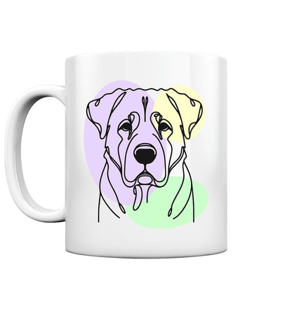 Line Art - Süßer Kangal - Tasse glossy