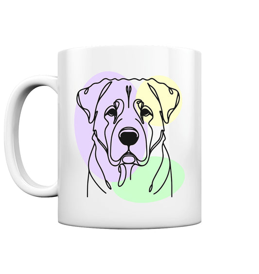 Line Art - Süßer Kangal - Tasse glossy