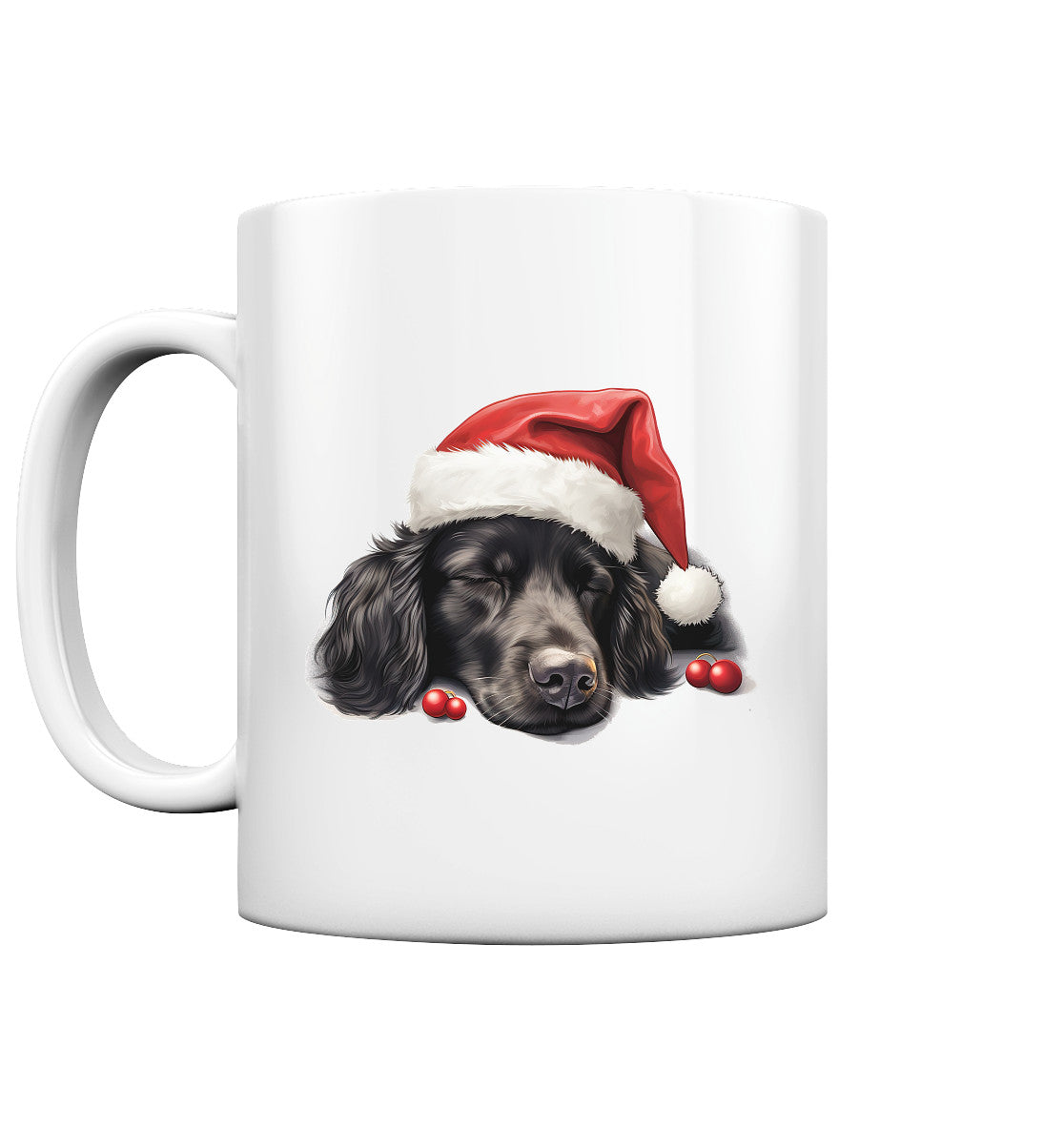 X-mas Hovawart schwarz - Tasse glossy