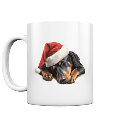 X-mas Dobermann - Tasse glossy