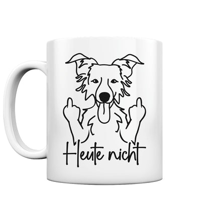 Heute nicht - Border Collie - Tasse glossy