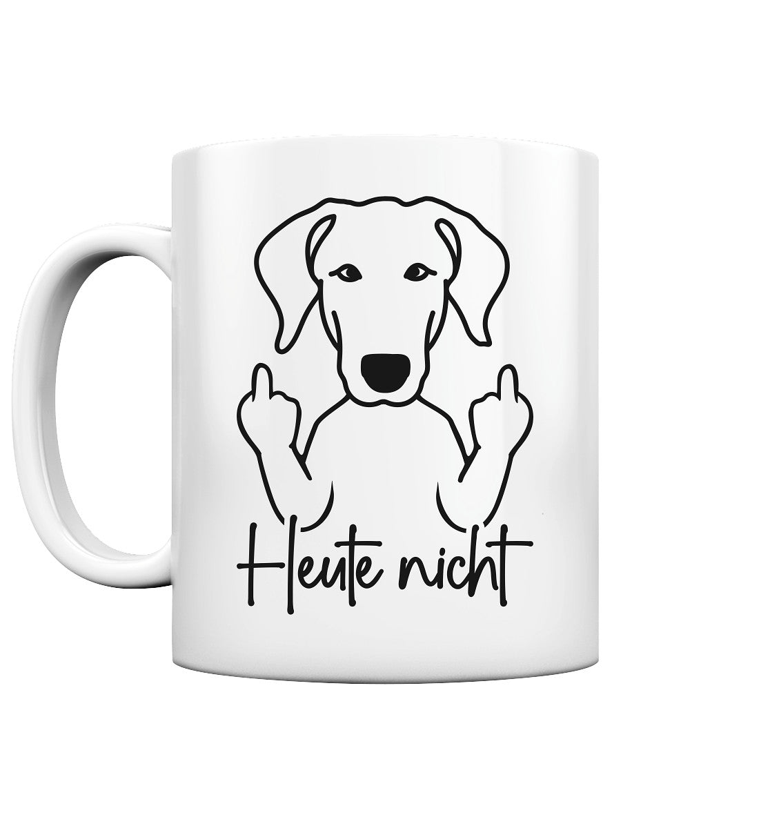 Heute nicht - Dobermann - Tasse glossy