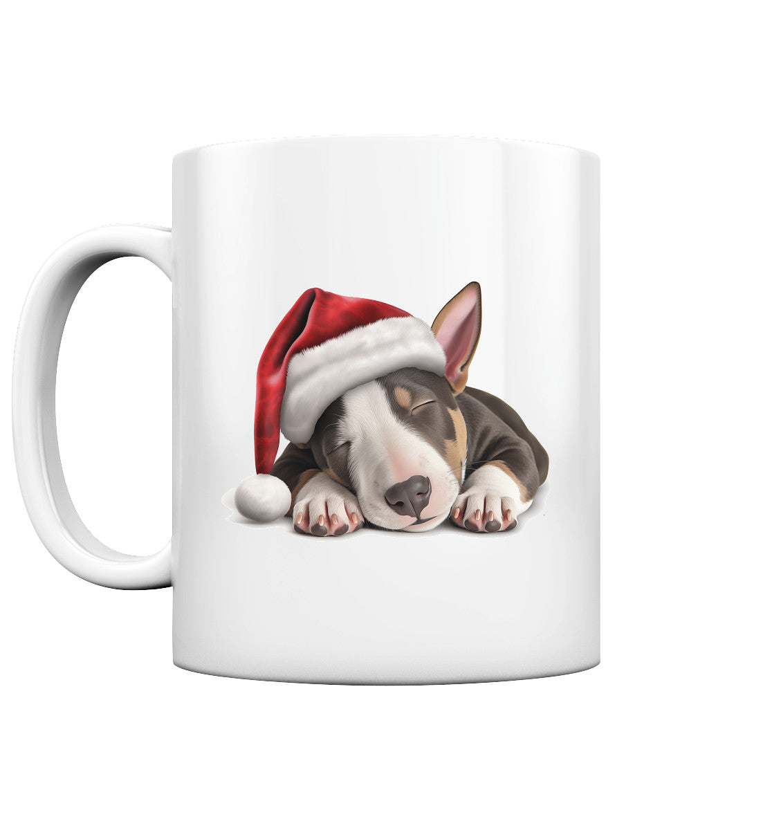 X-mas Bullterrier - Tasse glossy