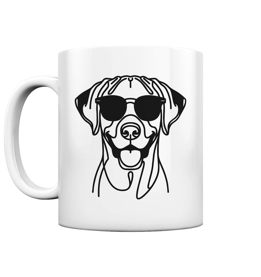 Line Art - Cooler Rhodesian Ridgeback - Tasse glossy