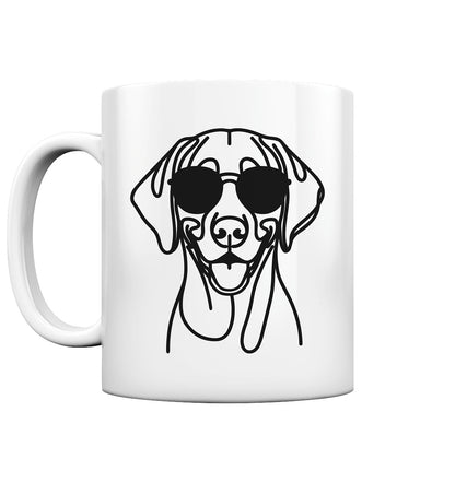 Line Art - Cooler Vizsla - Tasse glossy