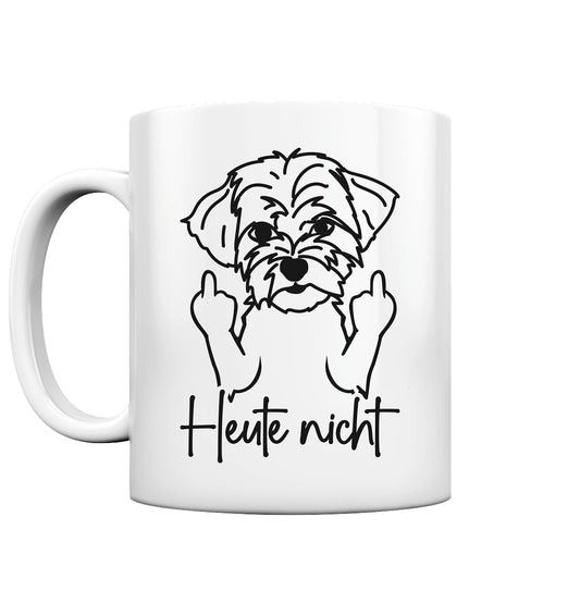 Heute nicht - Shih Tzu - Tasse glossy
