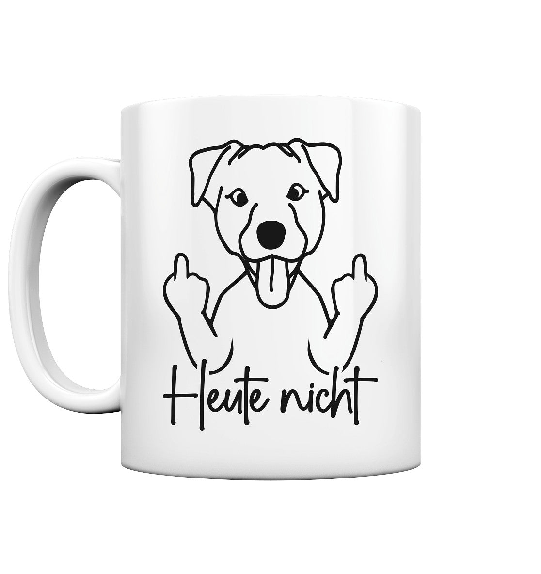 Heute nicht - Jack Russell - Tasse glossy