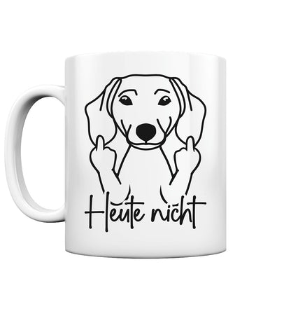 Heute nicht - Dackel (Kurzhaar) - Tasse glossy