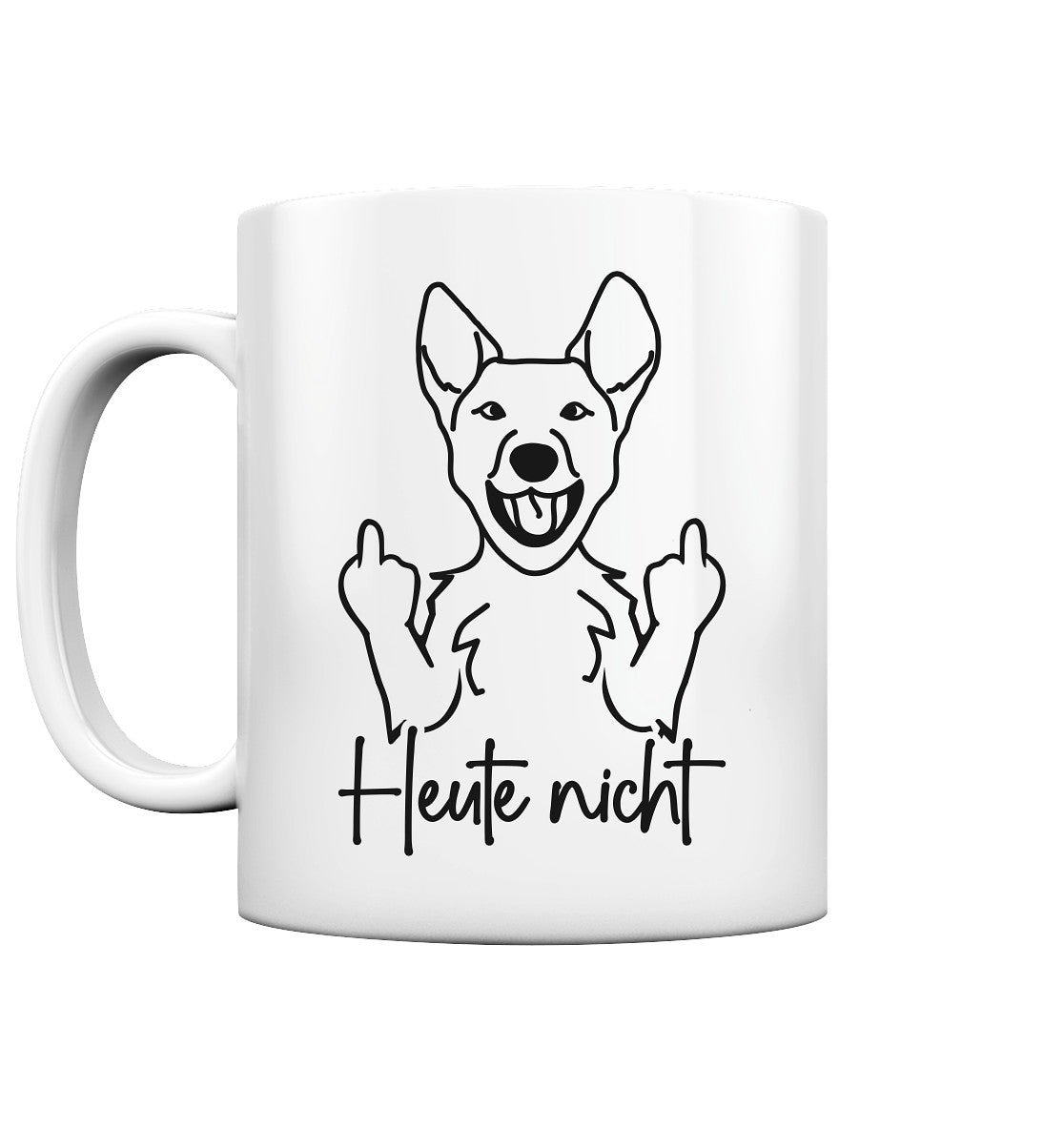 Heute nicht - Australian Cattle Dog - Tasse glossy