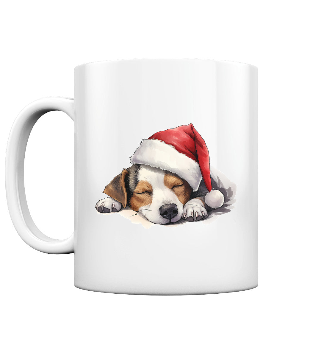 X-mas Jack Russell - Tasse glossy