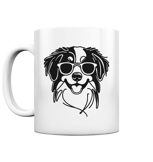 Line Art - Cooler Kooikerhondje - Tasse glossy