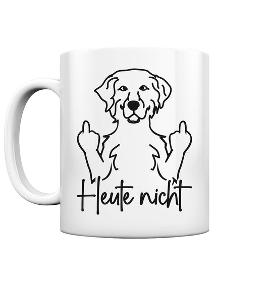 Heute nicht - Golden Retriever - Tasse glossy