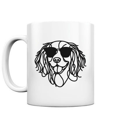 Line Art - Cooler English Springer Spaniel - Tasse glossy