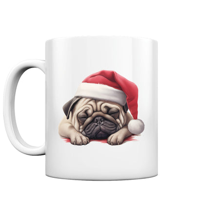 X-mas Mops - Tasse glossy